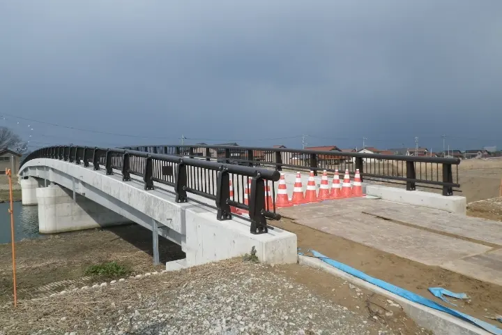動橋川河川改修工事の写真